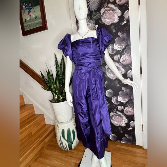Anthropologie x Delfi Off-The-Shoulder Jumpsuit - Picture 7 of 9